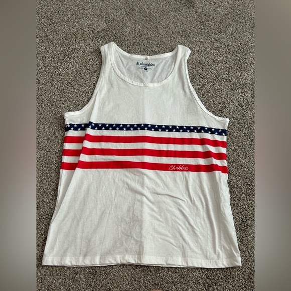 chubbies Other - Men’s Chubbies Patriotic Striped Tank Top Size M